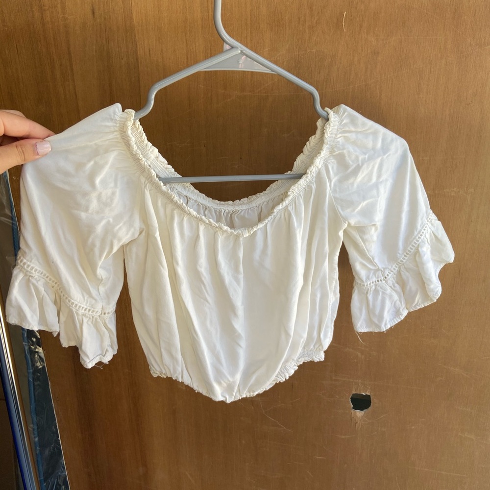 Brandy Melville white crop